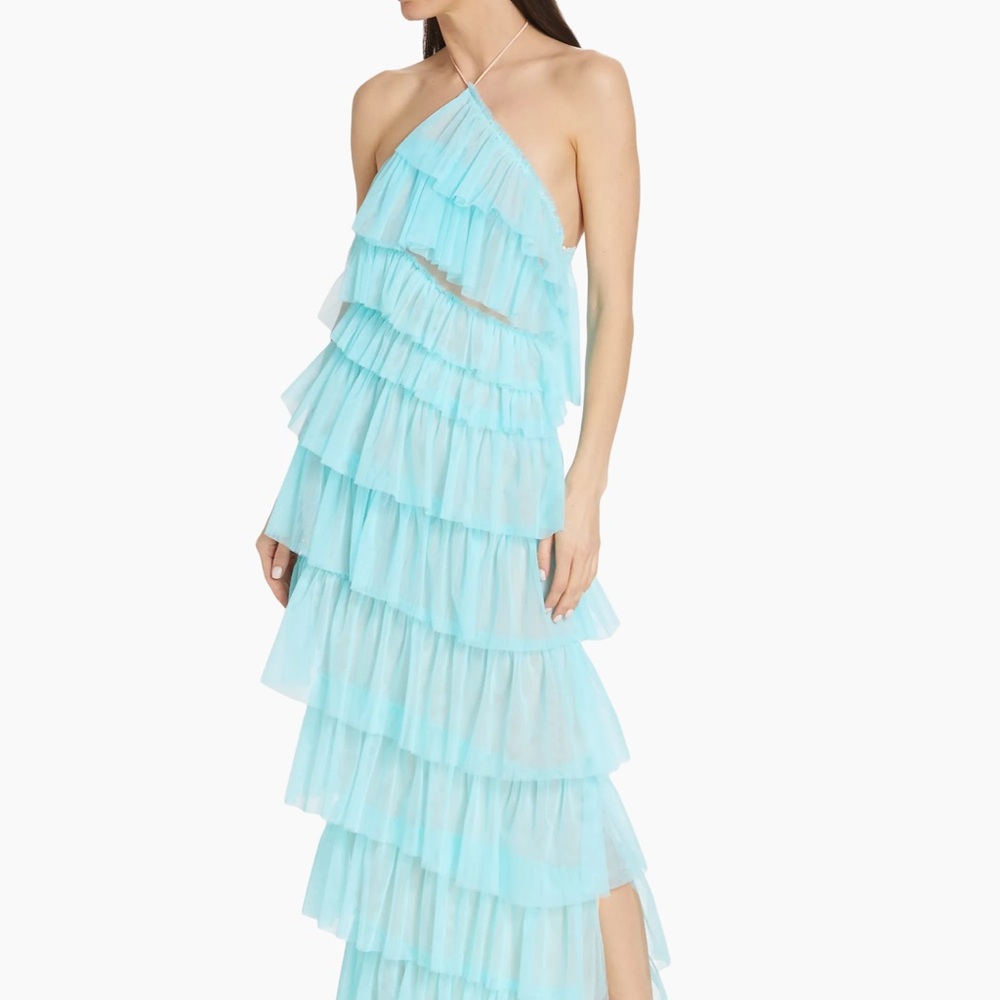 COPY - The bar henri tiered ruffle gown